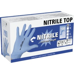 Rękawice Nitrile TOP, roz....